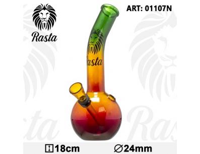 Bouncer Rasta Glass Bend |  | SpbBong.com