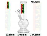 Rasta Flag Glass Bong | <b></b> | SpbBong.com