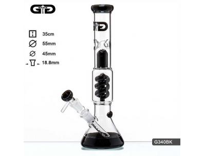 Beaker GG Bong Black | Grace Glass | SpbBong.com