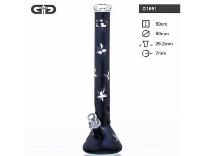 Electro Coating Beaker GG Bong Black | Grace Glass | SpbBong.com