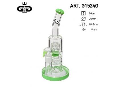 GG Double Bubble Green | Grace Glass | SpbBong.com