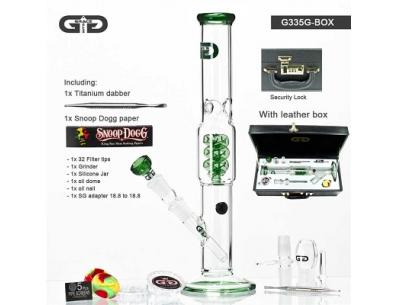 Green Cane luxury leather box | Grace Glass | SpbBong.com